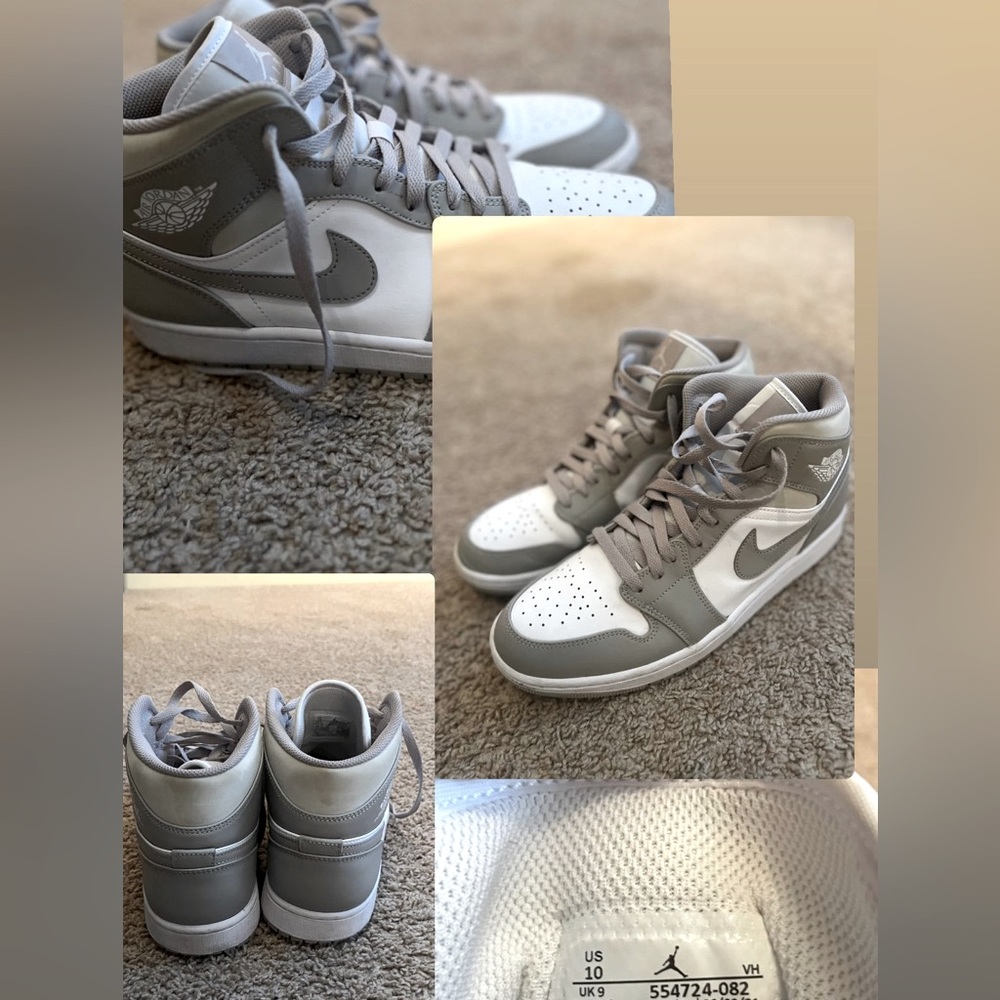 Jordan 1 Mid Linen